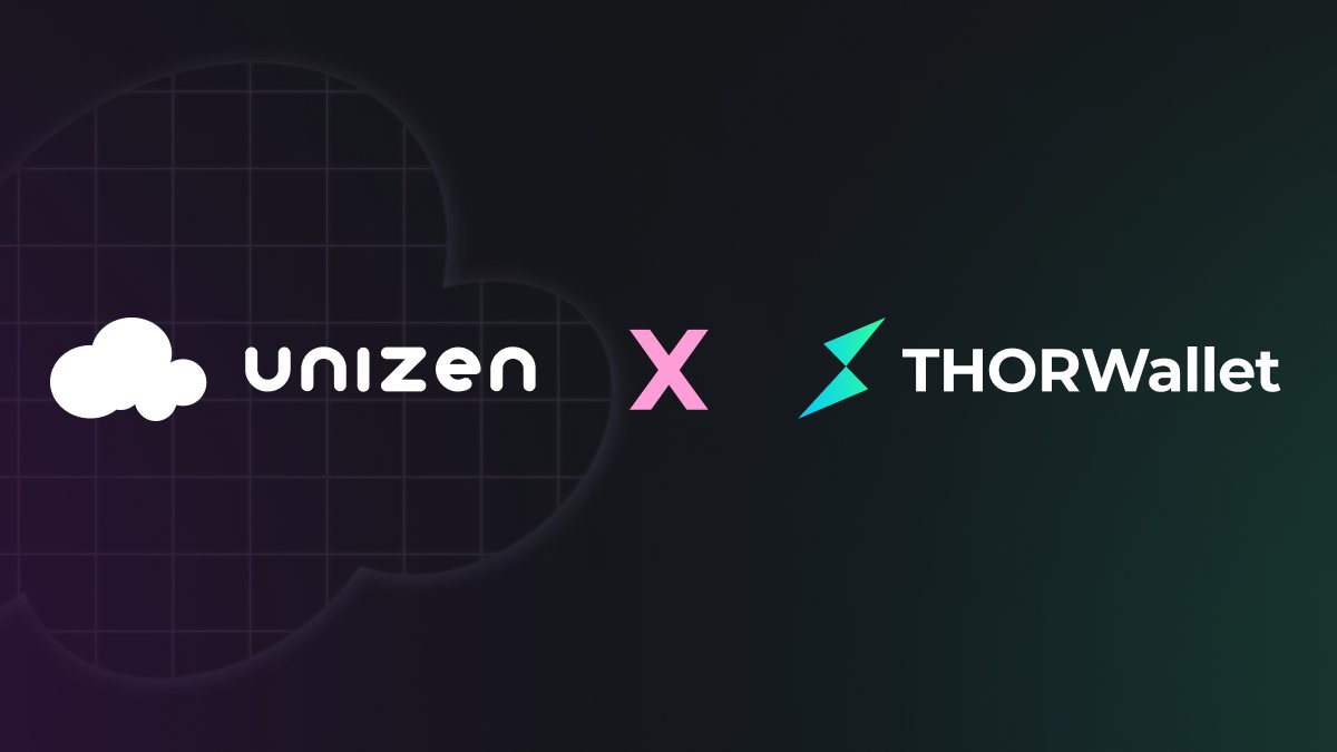 AAANND Unizen API is now live on ThorWallet iOS app!

ThorWallet users can now tap into Unizen’s cross-chain swap engine, and get the best rates across multiple ecosystems, all within a single app ⚡

Android coming soon 🔥

Expect more integrations. More volume.  Stay tuned! 🚀