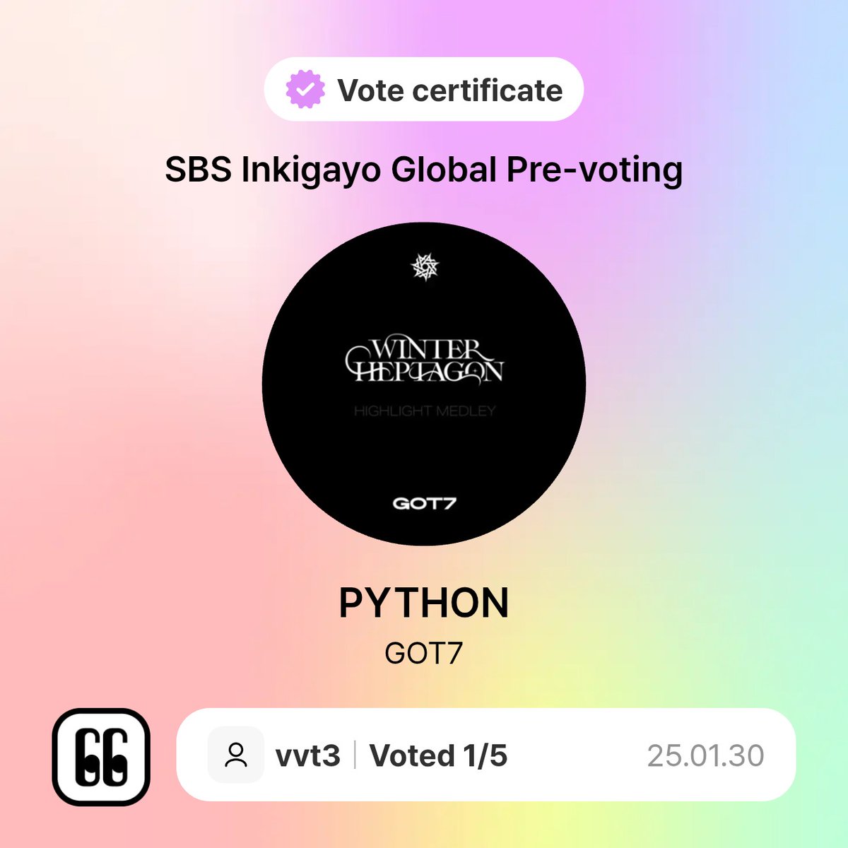 VVTSales's tweet photo. Congratulations to #GOT7 for achieve the rt deal🎉

The deal proof have been sent to @pviiig7 !

#VVTSalesProof https://t.co/rhrTCgmujO