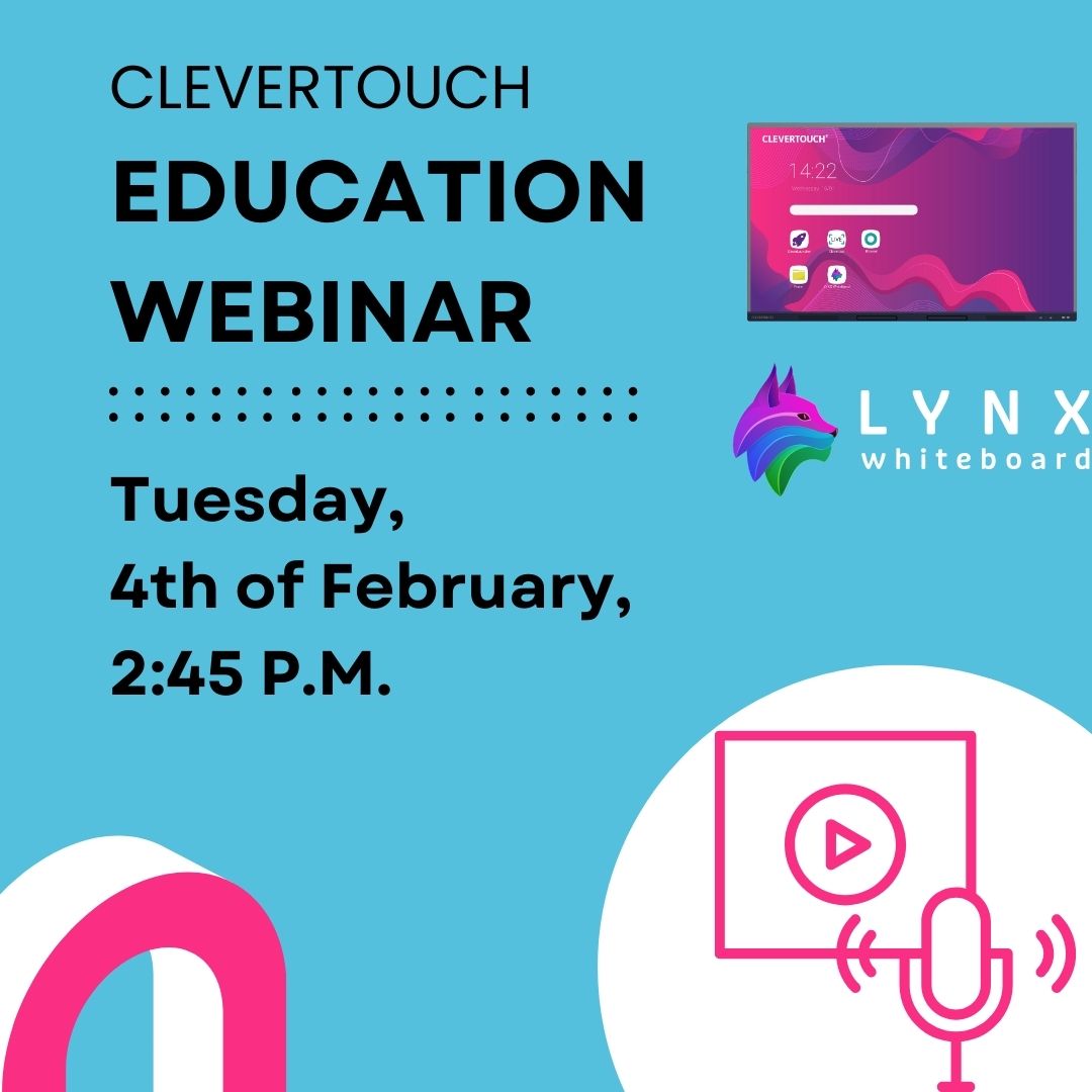 Join Our Clevertouch Education Webinar! 🎓 This session is perfect for educators looking to enhance classroom engagement and make the most of their Clevertouch technology. No registration required—simply click the link below to join on the day!

us06web.zoom.us/j/86093401951