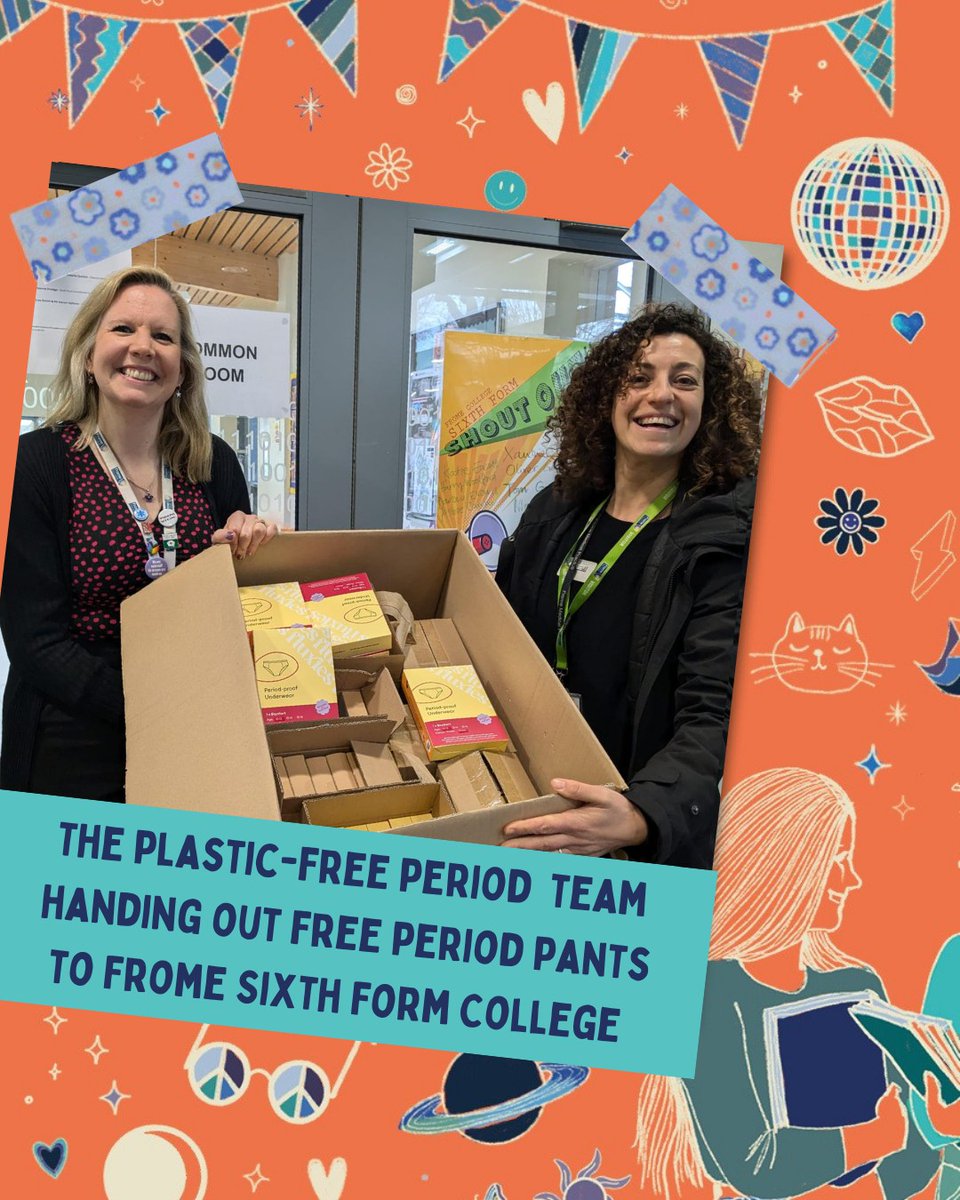 👀<a href="/ghfuturefrome/">Green & Healthy Frome</a> are giving away FREE period pants to all menstruators living in Frome. Collect your pack from the 6th form office until the end of February! So what are you waiting for... switch to plastic-free and reusable to help the planet🌍, your pocket 💸and your health.💚