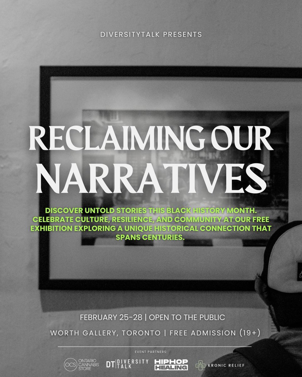 Celebrate #BlackHistoryMonth with a FREE gallery exhibit! 🌿 Discover untold stories of culture, resilience, and historical connections to cannabis. 🖤

📅 Feb 25-28 | 🎟️ Free (19+)

Register now: buff.ly/3CGjGFr

#HerbalHeritage #CultureAndResilience #CommunityMatters