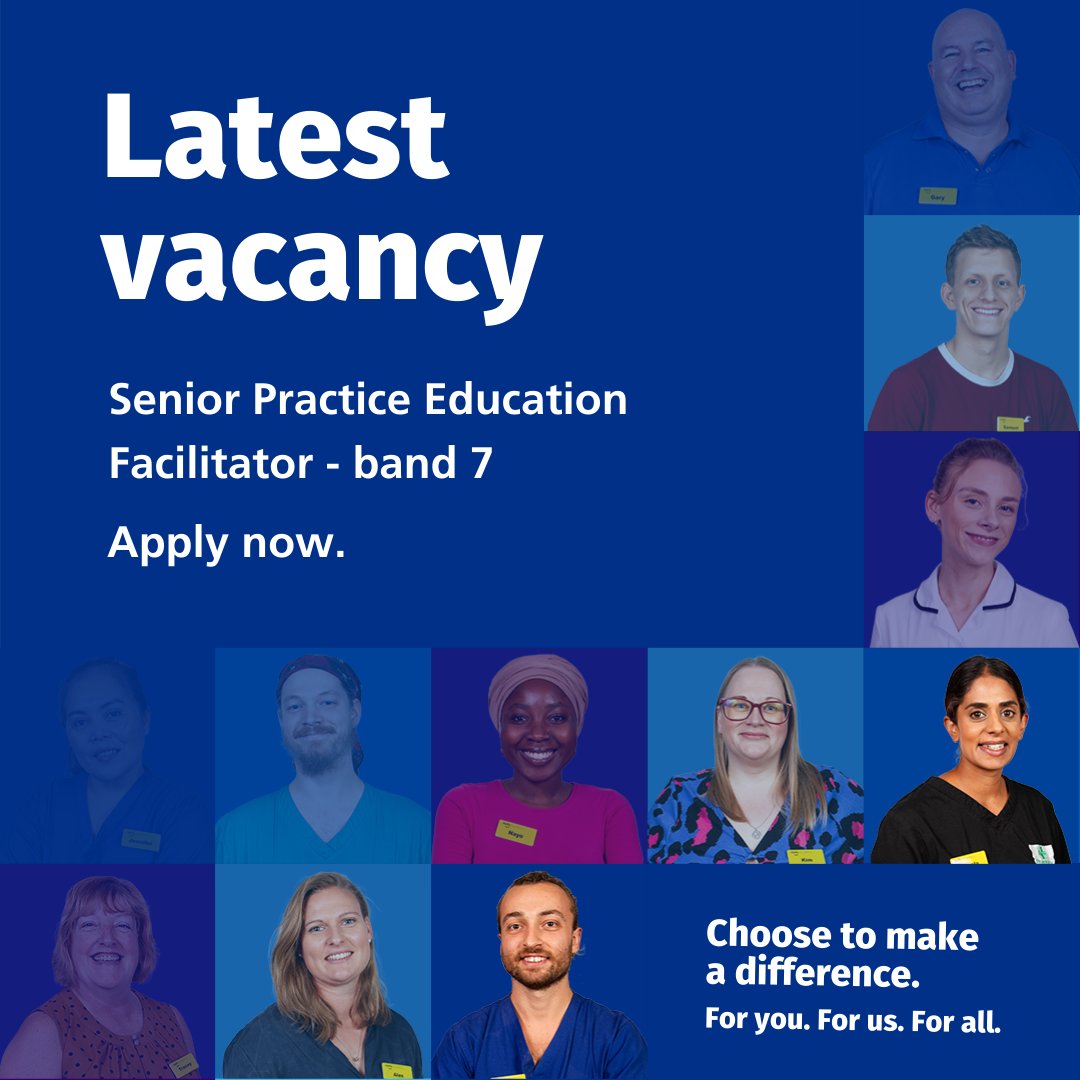 RUH Bath Careers (@ruh_careers) on Twitter photo Senior Practice Education Facilitator, B7, in Cancer Services <a href="/RUHBath/">RUH Bath 🏥</a>
An exciting new role to embed the Aspirant Cancer Career and Education Development (ACCEND) Framework to support and develop our workforce 💙
Apply: ruh.nhs.uk/careers/vacanc… Senior Practice Education Facilitator, B7, in Cancer Services <a href="/RUHBath/">RUH Bath 🏥</a>
An exciting new role to embed the Aspirant Cancer Career and Education Development (ACCEND) Framework to support and develop our workforce 💙
Apply: ruh.nhs.uk/careers/vacanc…
