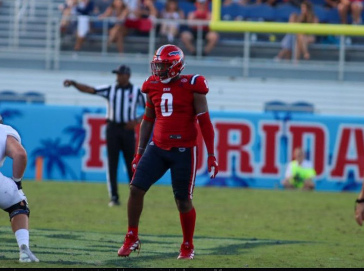Beyond blessed to Announce, I received my first D1 offer from Florida Atlantic University. Part 1💙❤️‼️