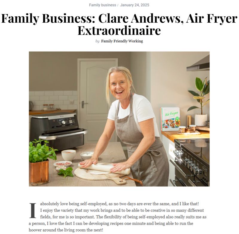 Clare Andrews, Cookbook Author tweet media