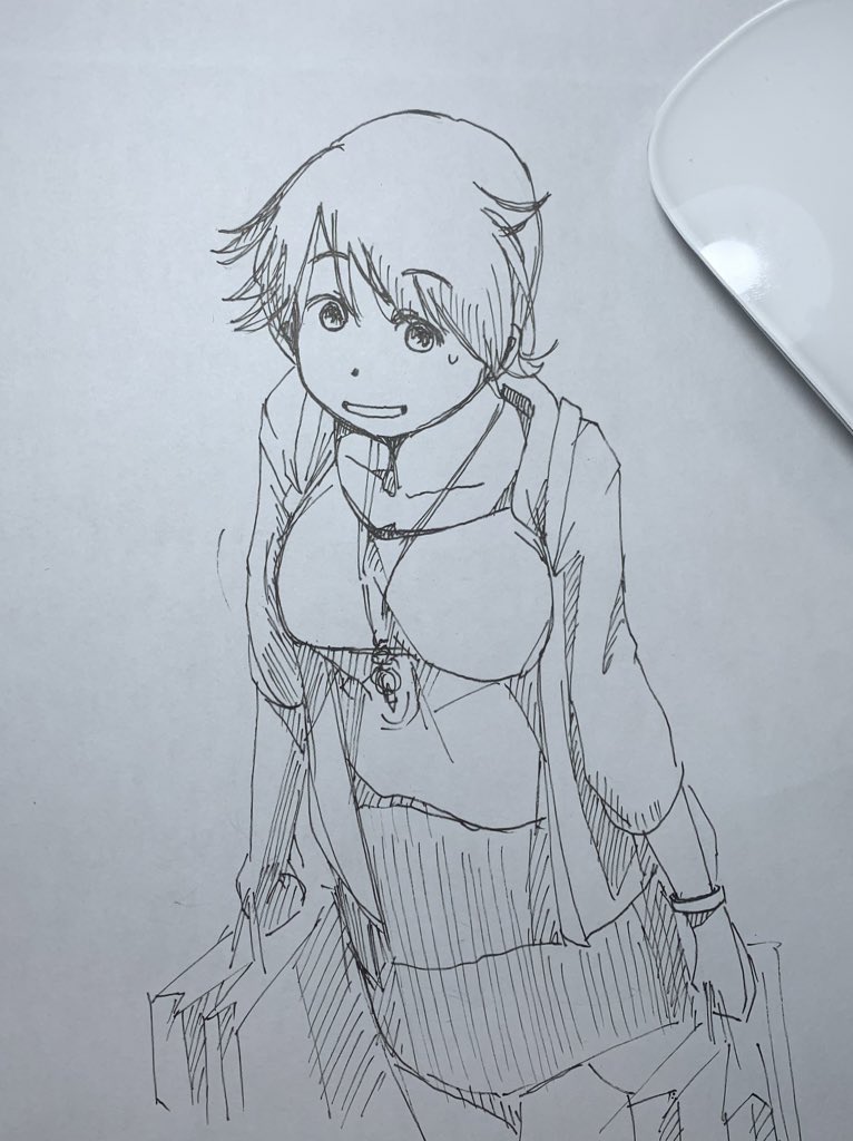 愛宕(艦隊これくしょん) 「#TLに深刻な重巡洋艦不足 」|ひじからのイラスト