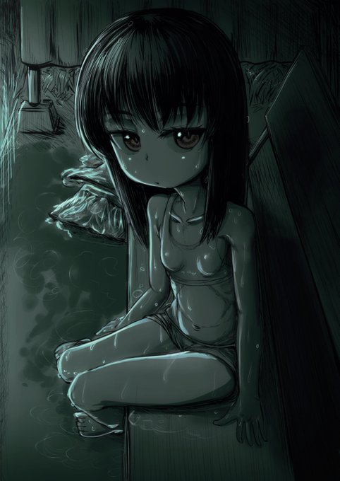 #みんなの描いていて楽しい要素を教えてよ 髪の毛。