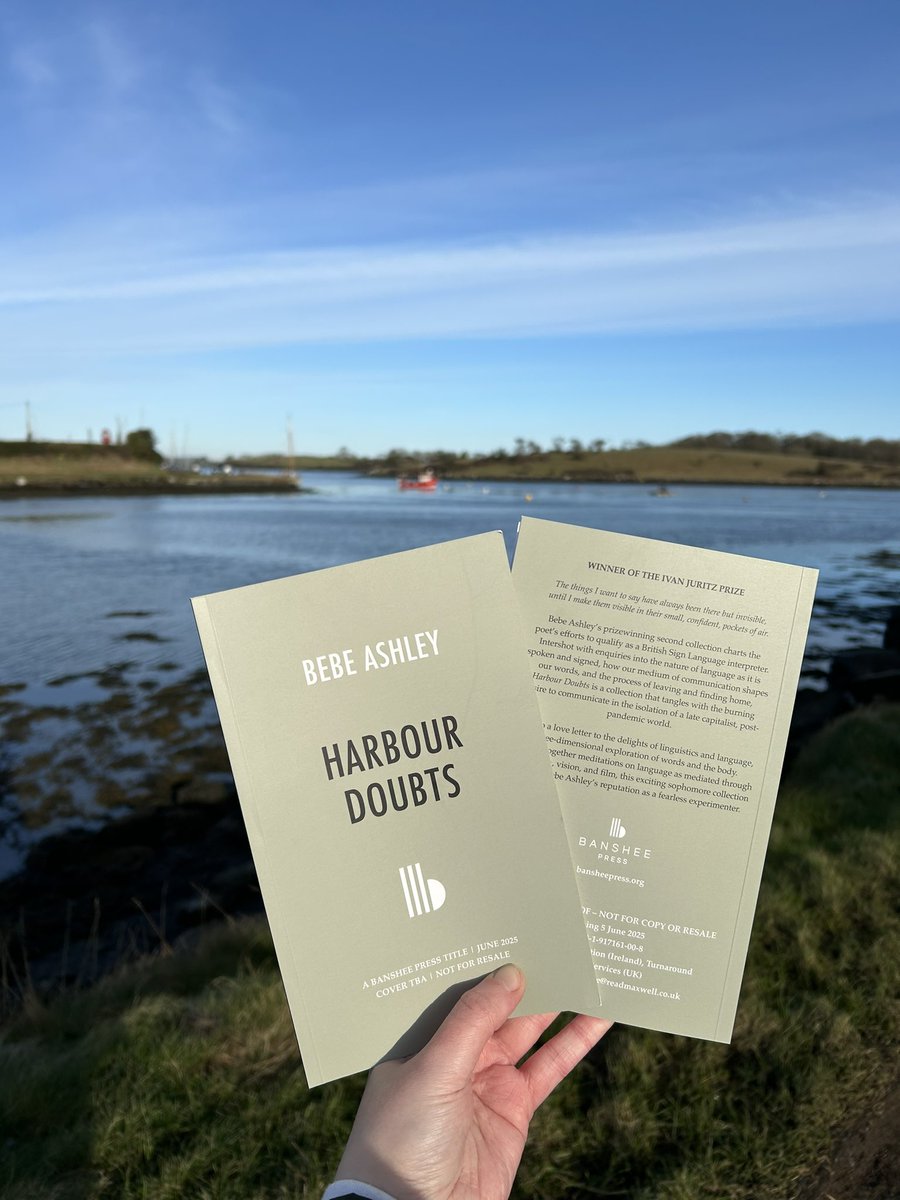 It’s a beautiful day for the proofs of Harbour Doubts to arrive!