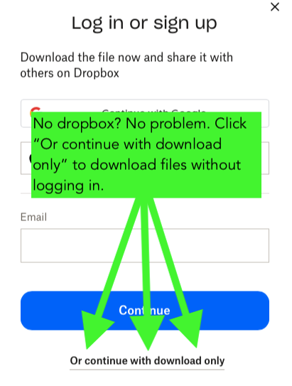 DYK - Our product pages host manuals, firmware and links to the smart phone apps. Some files are hosted on DropBox but it's not necessary to have a Dropbox account to download these files. Click on the link at the bottom of the pop-up.
hubs.li/Q034D6tG0