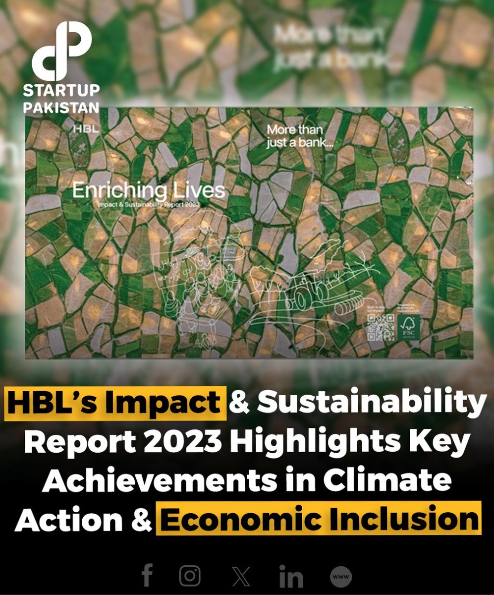 PakStartup's tweet image. HBL aims to achieving Net-Zero by 2030 and stresses on Financial Inclusion. Upholding the values of the Aga Khan Development Network (AKDN).

Read More : startuppakistan.com.pk/hbls-impact-su…

#HBL #NetZero2030 #FinancialInclusion