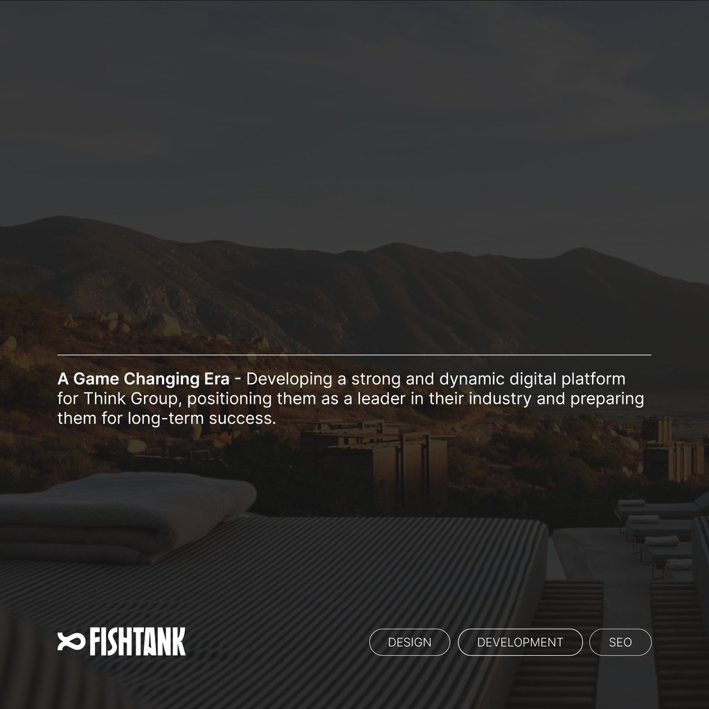 Combining heritage with innovation for Think Group 🫱🏼‍🫲🏽

Through a sleek, vibrant design that captures the brand's history and new growth capabilities, Think Group is now set to make big waves online.

Find out more about this amazing build: fishtankagency.com/blog/think-gro…