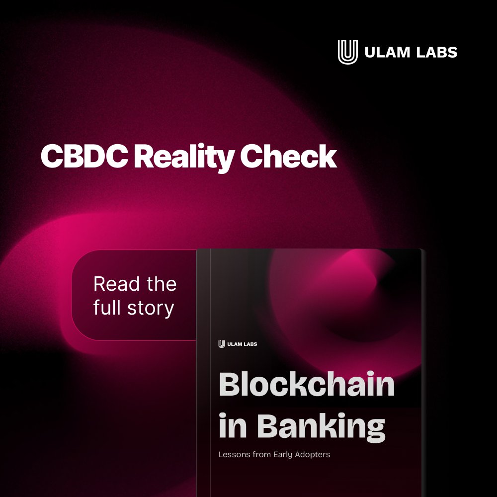 ULAM LABS (@ulamlabs) on Twitter photo 🧵 The surprising truth about blockchain adoption in banking - 5 million of <a href="/PKOBP/">PKO Bank Polski</a> clients already use blockchain unknowingly!
🚀 Discover how banks are driving mass adoption: hi.ulam.io/BiB 🧵 The surprising truth about blockchain adoption in banking - 5 million of <a href="/PKOBP/">PKO Bank Polski</a> clients already use blockchain unknowingly!
🚀 Discover how banks are driving mass adoption: hi.ulam.io/BiB