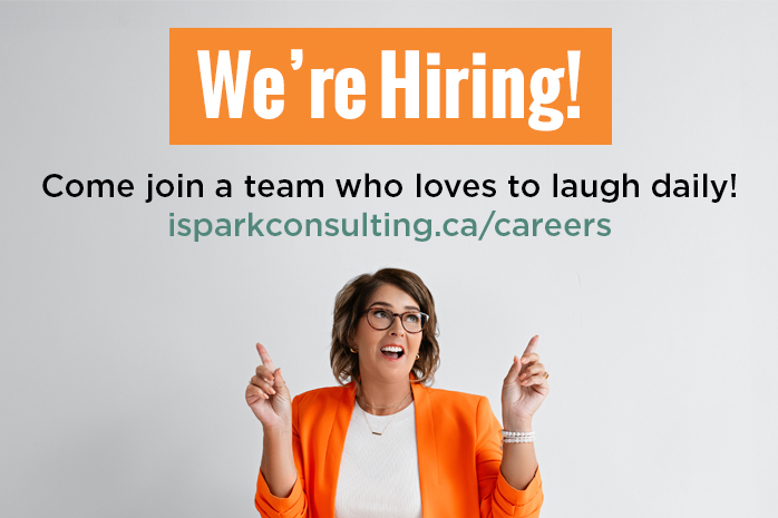 Working with the team at iSPARK™? We don’t do status-quo.
We select enthusiastic people and foster tight-knit teams to tackle goals, turn problems into opportunities, and get sh*t done.
Let's go! We're hiring for an Executive Assistant: isparkconsulting.ca/careers/
#SparkifyIt