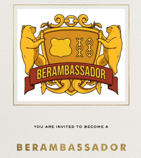 【ご報告】
この度、Berachain <a href="/berachain/">Berachain Foundation 🐻⛓</a> のアンバサダーに招待頂き、日本のBerambassadorに就任しました🎉 こんな役を頂けるのは初めての事でこれから何が起こるのかとても楽しみです💪🎃

思い返せば、ここ1年間ほぼ毎日何かしらの熊さんに関わり多くの初体験がありました。