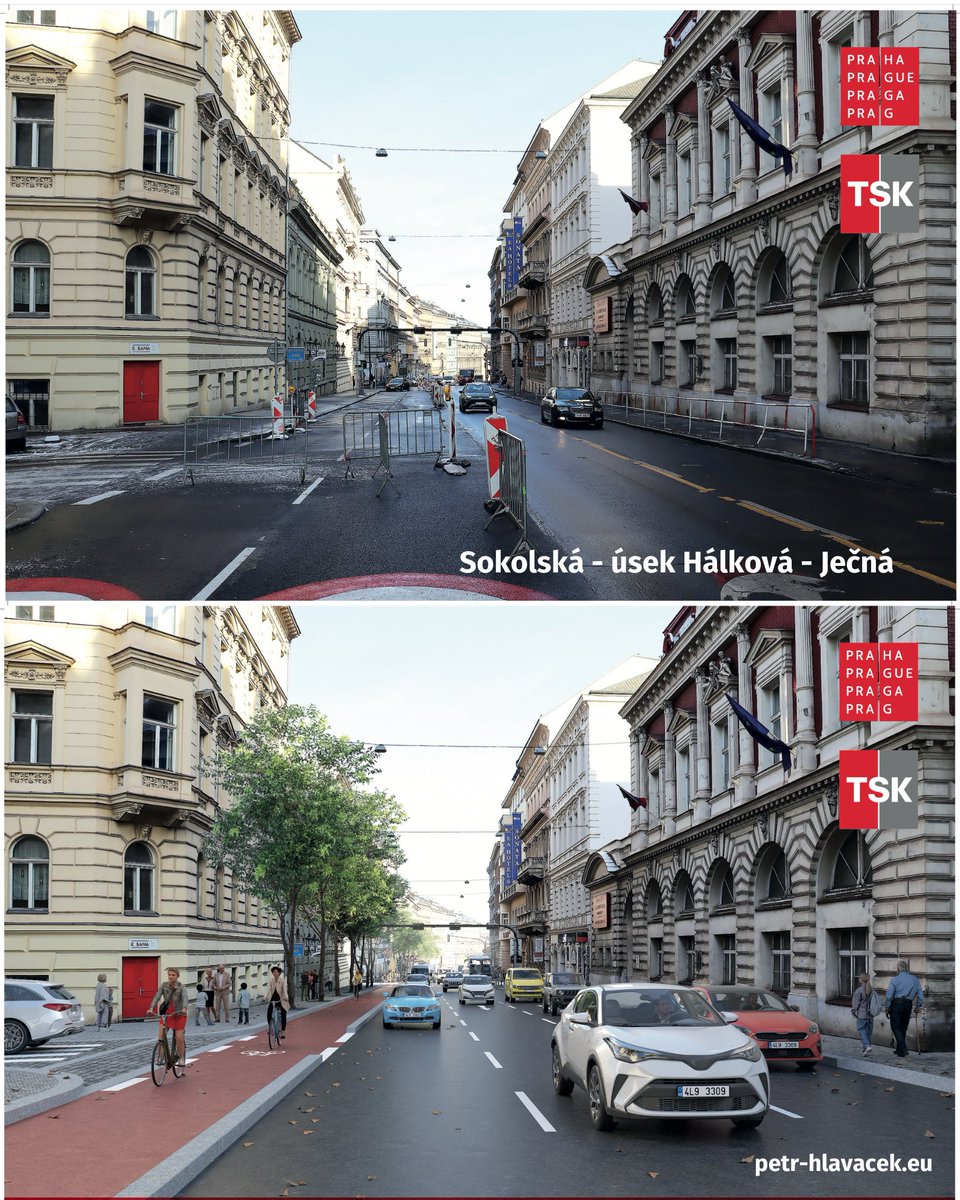 Magistrála se promění na městský bulvár se stromořadím a cyklostezkou!

Legerova a Sokolská. Kdysi krásné ulice promenádního typu jsou dnes součástí nechvalně proslulé Severojižní magistrály, která zásadně změnila ráz této části Prahy. Podoba těchto ulic se přitom téměř nezměnila