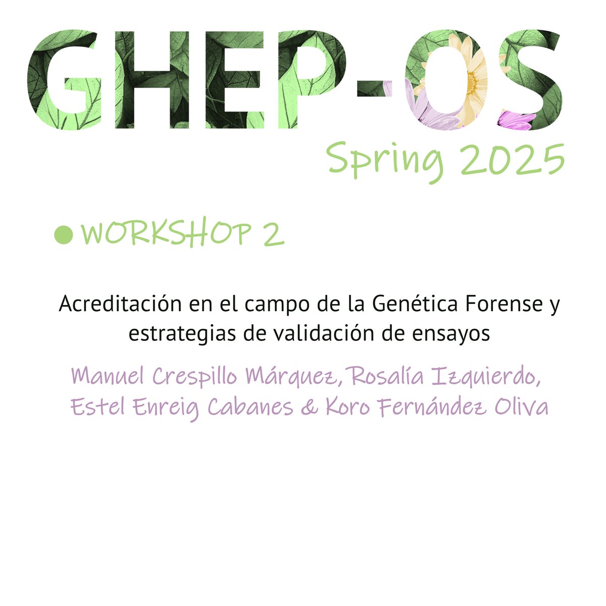 GHEP-ISFG (@ghepisfg) on Twitter photo Are you struggling with the ISO 17025 accreditation process in your lab?
Need guidance on validation strategies?
Workshop 2 will shed light! Four experts from <a href="/INTCFjusticia/">Instituto Nac. de Toxicología y Ciencias Forenses</a> will guide you through this challenging task in three online sessions during March, once a week (Tuesdays) Are you struggling with the ISO 17025 accreditation process in your lab?
Need guidance on validation strategies?
Workshop 2 will shed light! Four experts from <a href="/INTCFjusticia/">Instituto Nac. de Toxicología y Ciencias Forenses</a> will guide you through this challenging task in three online sessions during March, once a week (Tuesdays)