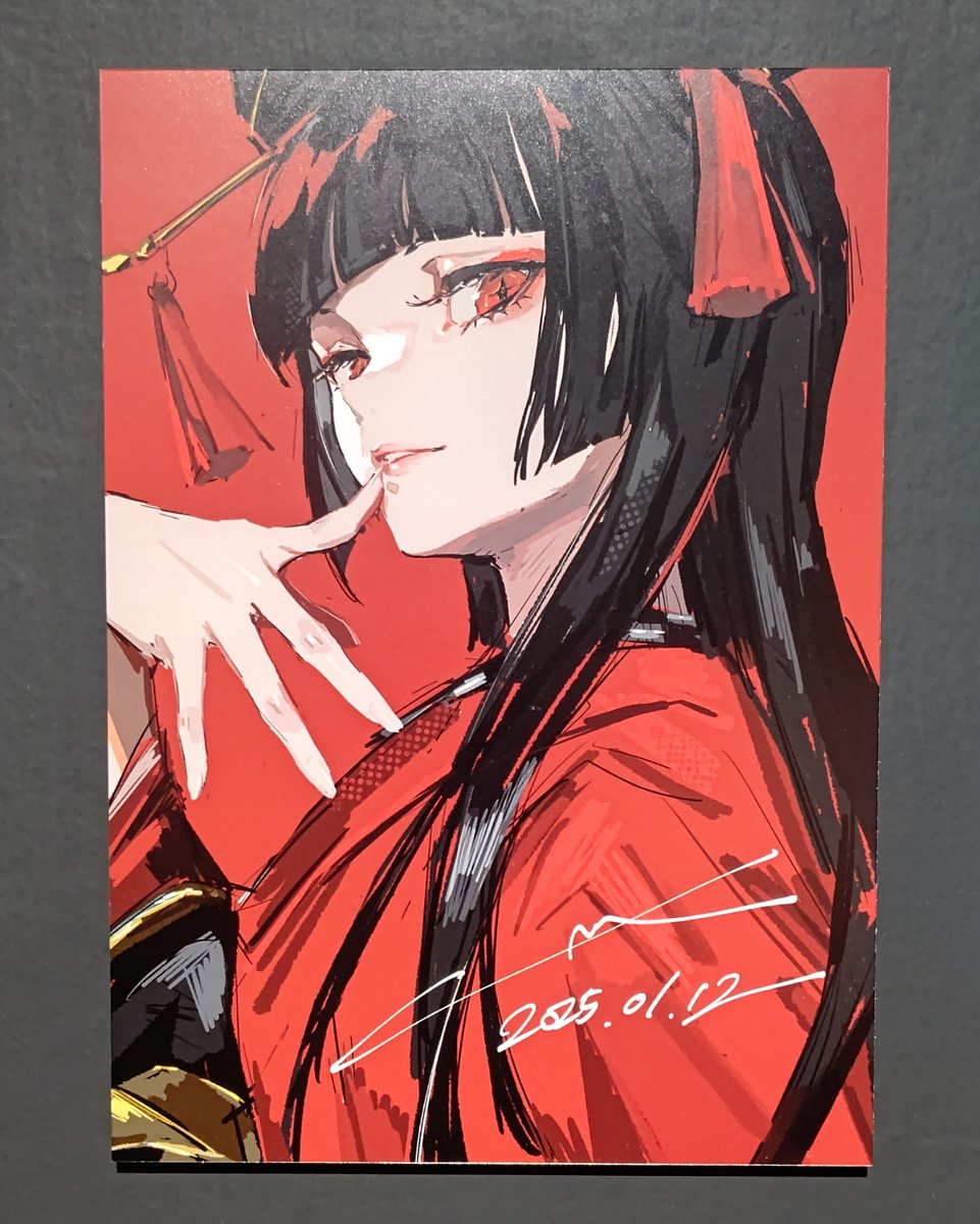 LAM先生の個展 #千客万雷 前回拝見し虜になった猩々緋人形が忘れられず