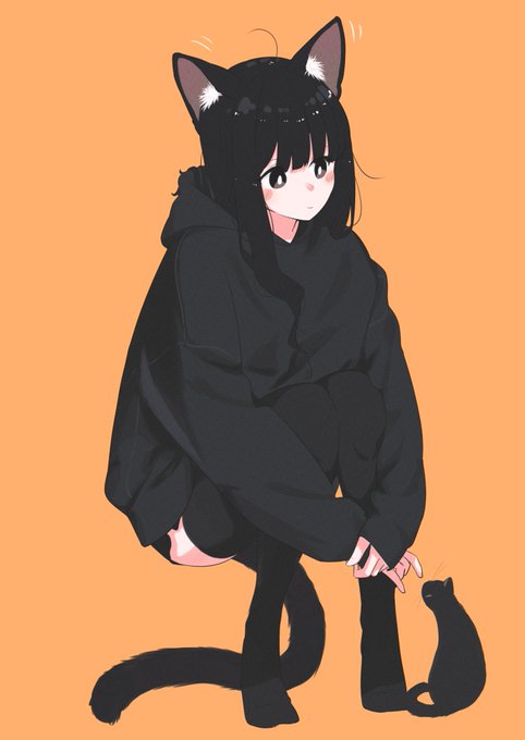 おでかけなクロ 」|めがてる🐈‍⬛6/1ｺﾐﾃｨｱ152【D63a】のイラスト