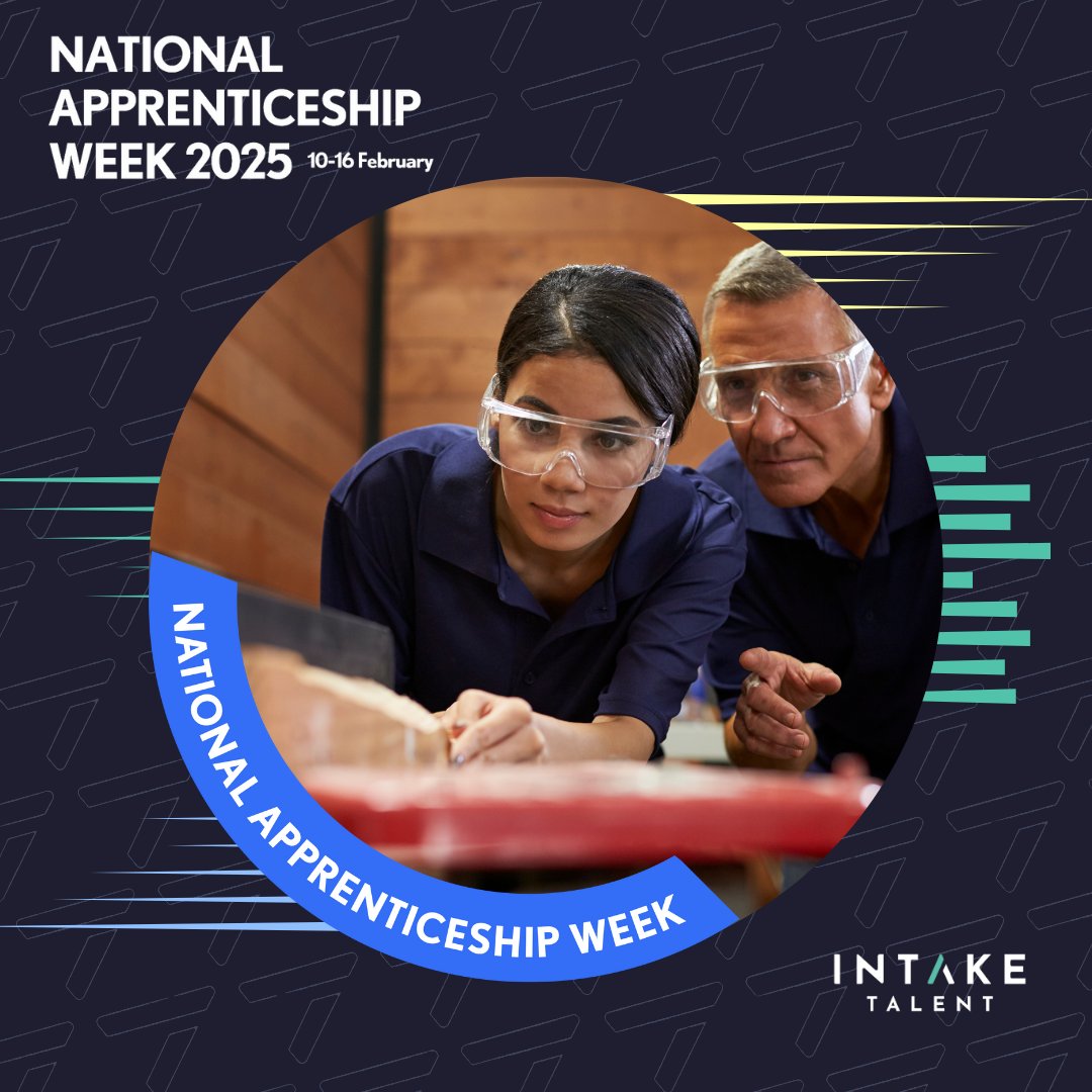 Intaketalent's tweet image. National Apprenticeship Week (NAW) is coming up next month from 10th-16th February, celebrating the positive impact of apprenticeships on individuals, employers, and the economy.

Stay tuned next month for more on this.

#NAW2025 #NationalApprenticeshipWeek #Apprenticeships