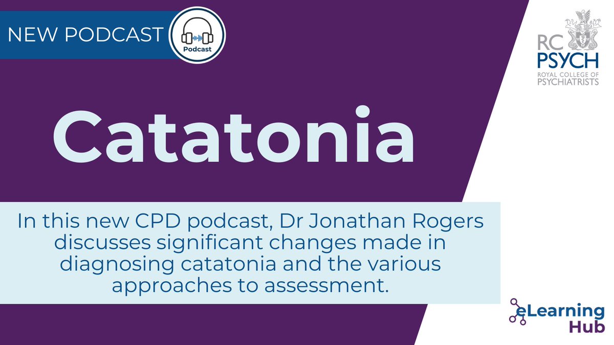 'There are a lot of cases in the literature and in my own clinical practice where catatonia is not so obvious.'

Our new CPD podcast on #catatonia is available now: 
🎧bit.ly/4aV2Ak9
🔗bit.ly/40XvhZ9

Featuring <a href="/drjprogers/">Jonathan Rogers</a> <a href="/BruceTamilson/">Bruce</a>