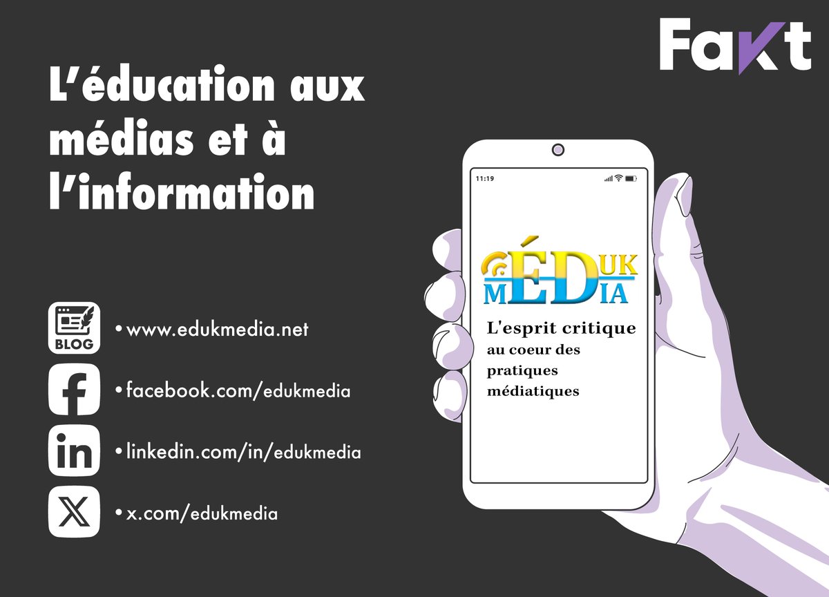 🌟 Eduk Média : Éduquer pour mieux informer ! 📚🇨🇲

Basé au Cameroun, Eduk Média sensibilise les jeunes à l'éducation aux médias et à l'information (EMI) pour combattre la désinformation. À travers des ateliers interactifs, des contenus éducatifs et des campagnes percutantes, ils