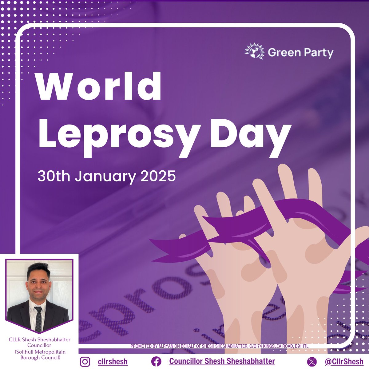 CllrShesh's tweet image. World Leprosy Day 🏥🩺

Leprosy was once feared, but thanks to awareness, early detection &amp;amp; medical advances, it’s now rare. 
A testament to what’s possible when we tackle health challenges with dedication!

#WorldLeprosyDay #HealthForAll