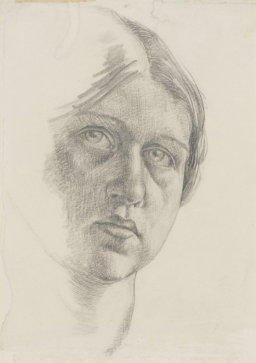 National Portrait Gallery (@npglondon) on Twitter photo Among the portraits of her frolicking nude in the garden, we rather like this self-portrait from our Collection.
Today's #OnlineArtExchange celebrates <a href="/PallantGallery/">Pallant House Gallery</a>'s exhibition ‘Dora Carrington: Beyond Bloomsbury.’
✏️by Dora Carrington, circa 1910, Private collection © Among the portraits of her frolicking nude in the garden, we rather like this self-portrait from our Collection.
Today's #OnlineArtExchange celebrates <a href="/PallantGallery/">Pallant House Gallery</a>'s exhibition ‘Dora Carrington: Beyond Bloomsbury.’
✏️by Dora Carrington, circa 1910, Private collection ©