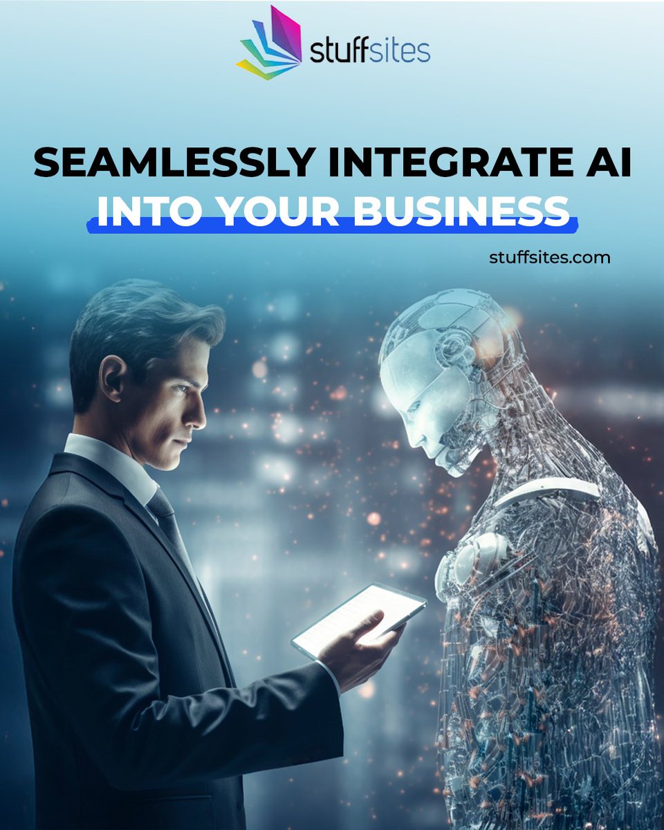 stuffsites's tweet image. AI doesn’t have to be complicated. At StuffSites, we ensure seamless integration with your existing systems, so you can focus on growth. Let’s build the future together. 🔗

#aiintegration #simplifiedai #techforgrowth #seamlesssolutions #futurefocused #aiforbusiness