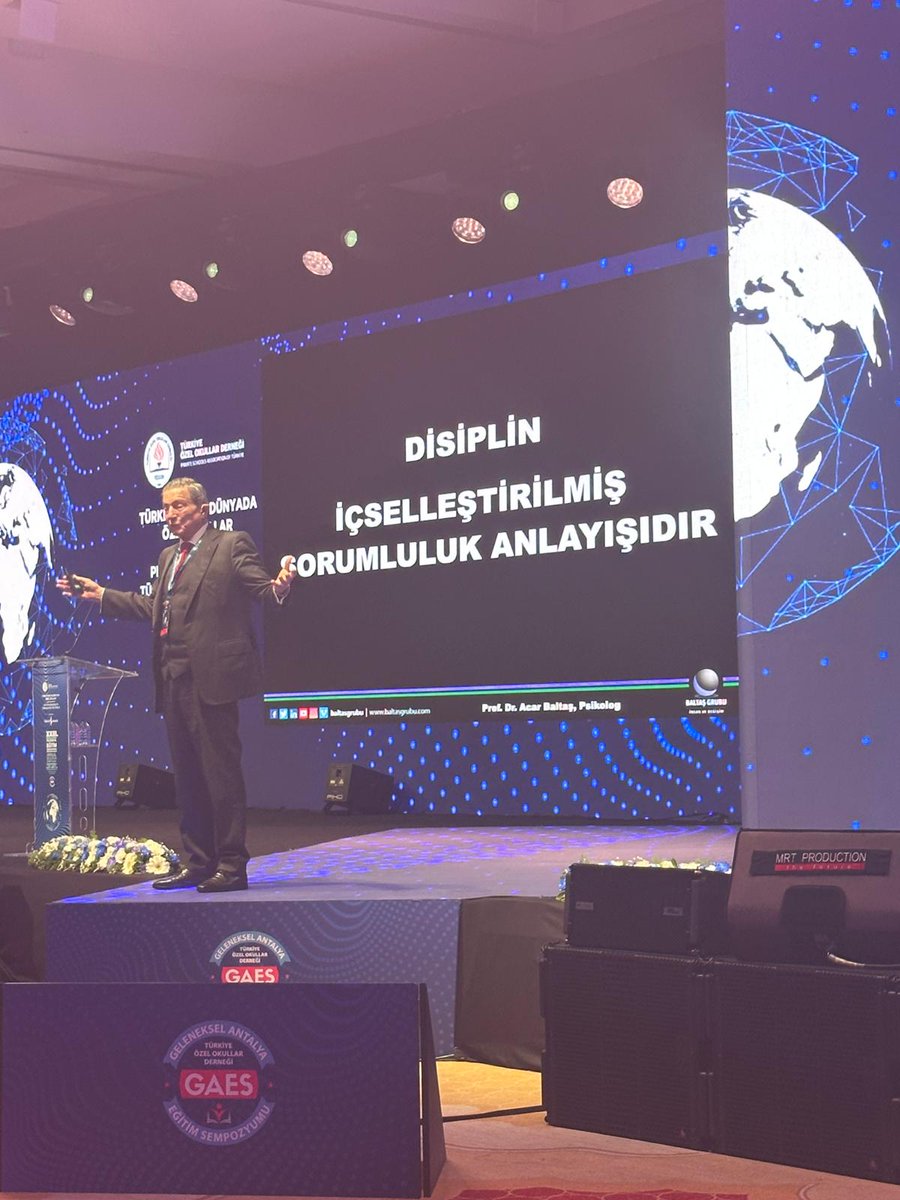 #GAES2025 <a href="/acarbaltas/">Acar Baltaş</a> "Disiplin olmadan kararlı olmayı beceremiyoruz, kolayca çatık kaş asık surat ve kolay yükselen sesi disiplin sanıyoruz."