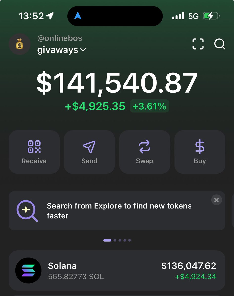 Onlineboss_'s tweet image. Made a #bossfam #genwealth community giveaway wallet…

Who wants 1 Sol ???