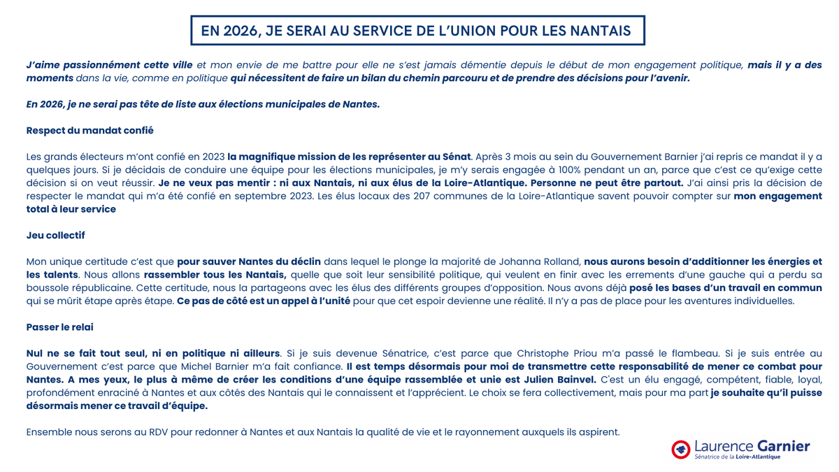 Laurence Garnier tweet media