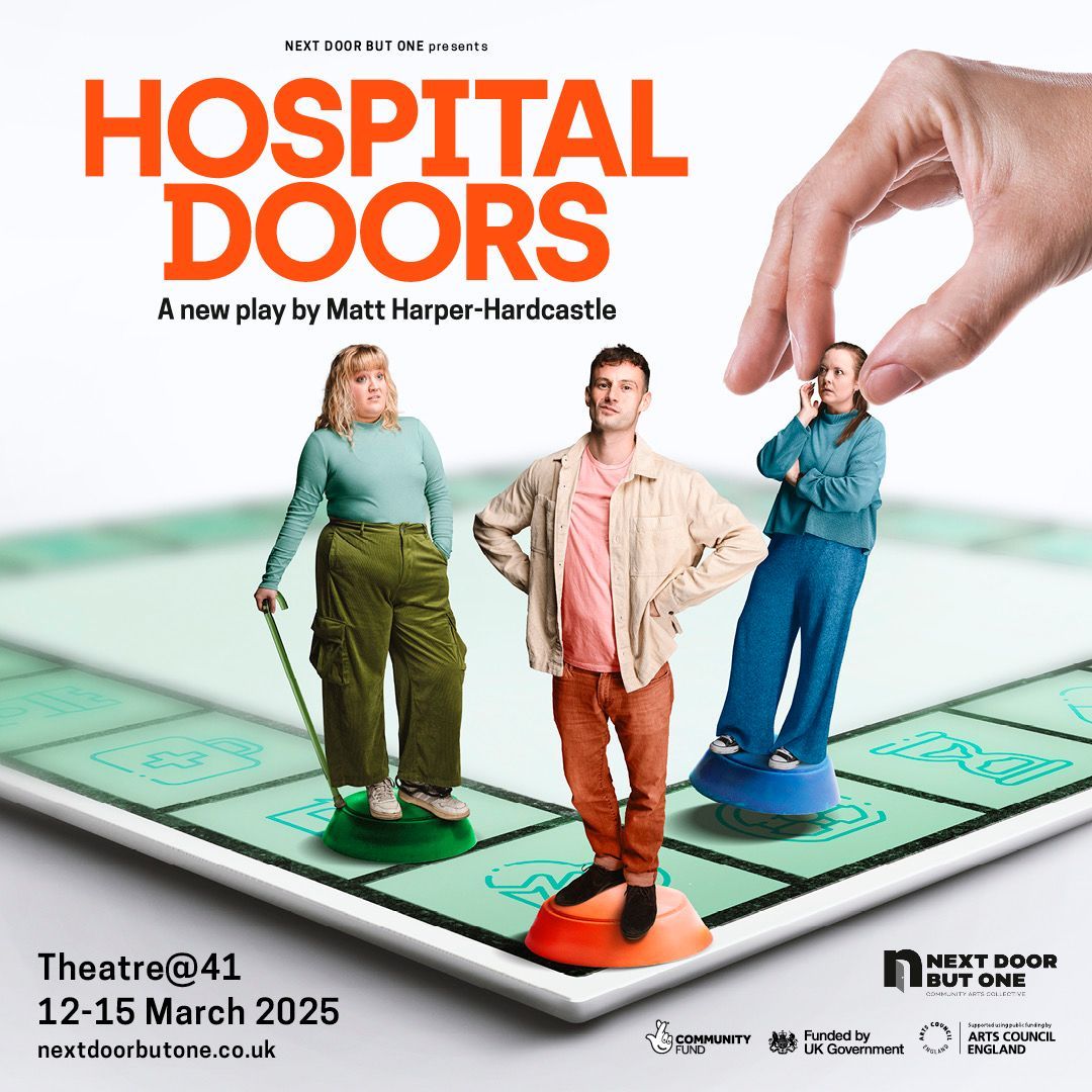 We’re so excited &amp; proud to announce our new production #HospitalDoors

A brand new play by Matt Harper-Hardcastle, offering a window into intersecting conversations about disability, sexuality &amp; care.

Tickets available now at buff.ly/2QsLvDe

<a href="/41monkgate/">Theatre@41</a> <a href="/ace_thenorth/">Arts Council England, North</a>