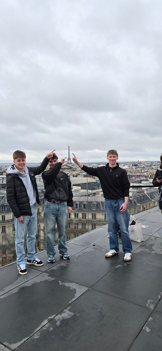 View point on the roof of Gallery Lafayette.