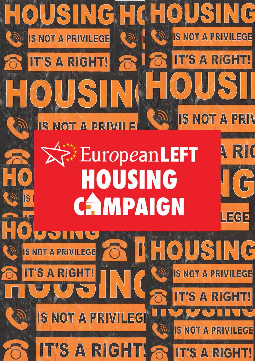 🏠✨ HOUSING IS NOT A PRIVILEGE, IT'S A RIGHT! ✊ The Party of the European Left is launching a campaign to demand affordable, decent housing for all!
📢 We must pressure both the EU &amp; national governments! Mobilize, organize, and demand action! Public funds for public housing