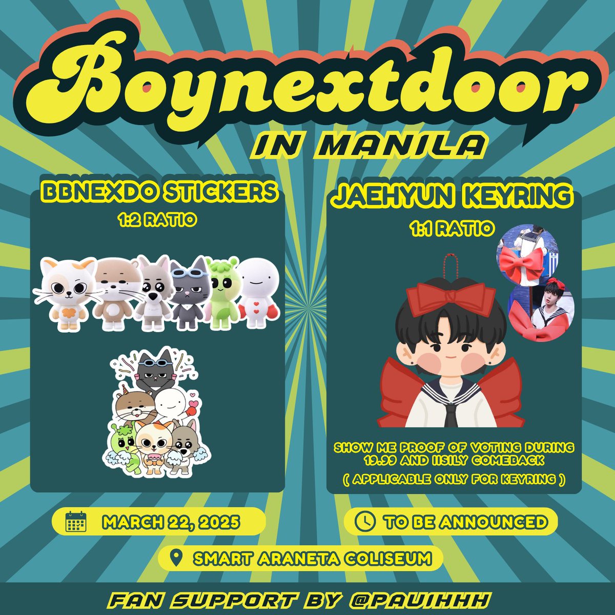 ˚₊  #KNOCK_ON_Vol_1_IN_MANILA˖
                         ˖ ᡣ𐭩 ⊹ ࣪  ౨ৎ˚₊     
         — fan support by <a href="/pauihhh/">ραυℓα🚪busy 📚</a>

✦ follow (opt.), like, &amp; rt
✦ stickers (1:2)
✦ keyring (1:1)
         ➥need proof
✦ open for trades 

see u, onedoors! ૮◕  ̫ ◕ა

#BOYNEXTDOORinMANILA