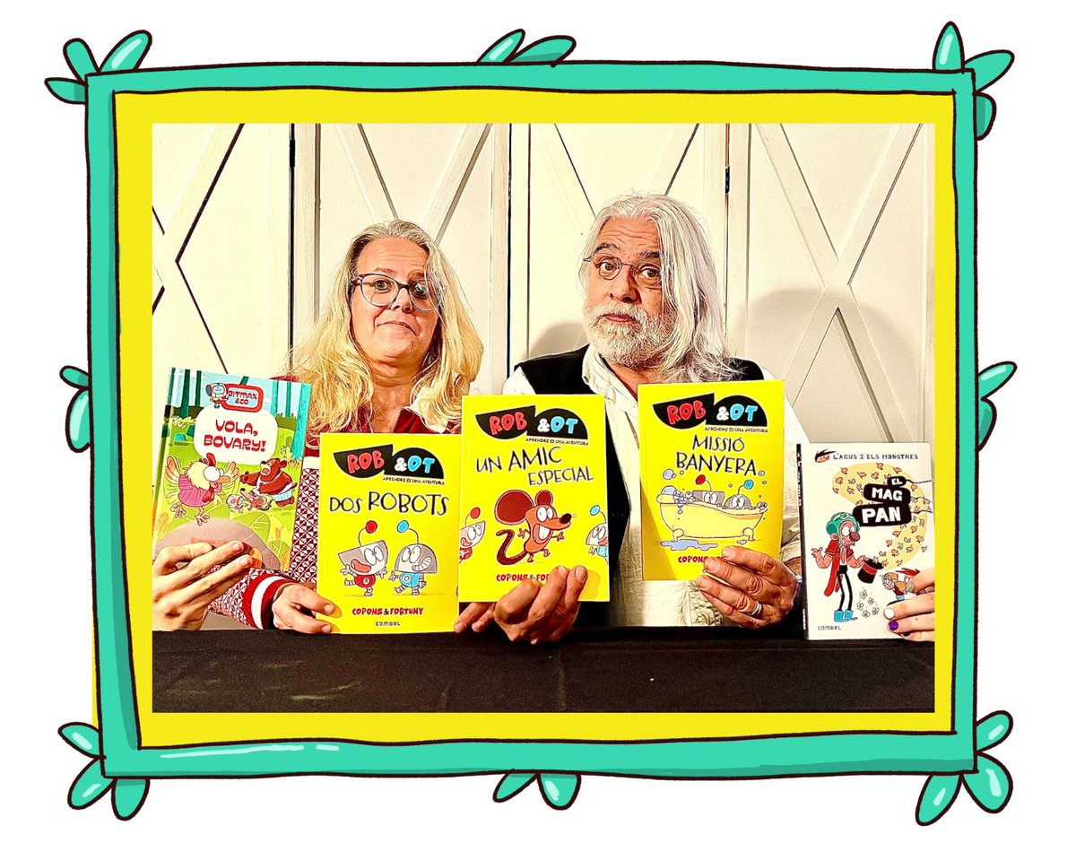 Nens, nenes, senyors, senyores... Ara sí!  ROB&amp;OT  a les millor llibreries. I a les altres també <a href="/lilianafortuny/">liliana fortuny</a> <a href="/coponsfortuny/">Coponsfortuny</a> <a href="/CombelEditorial/">CombelEditorial</a>