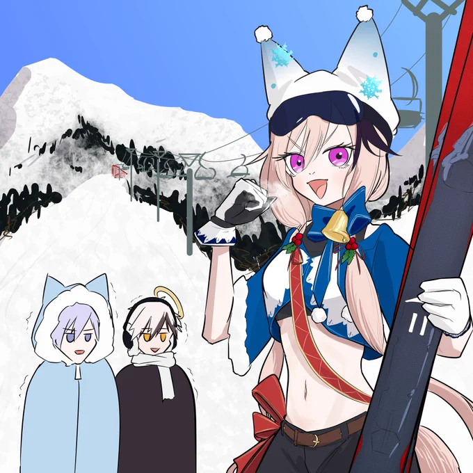 冬だ!スキーだ!カーディだ!#アークナイツ 