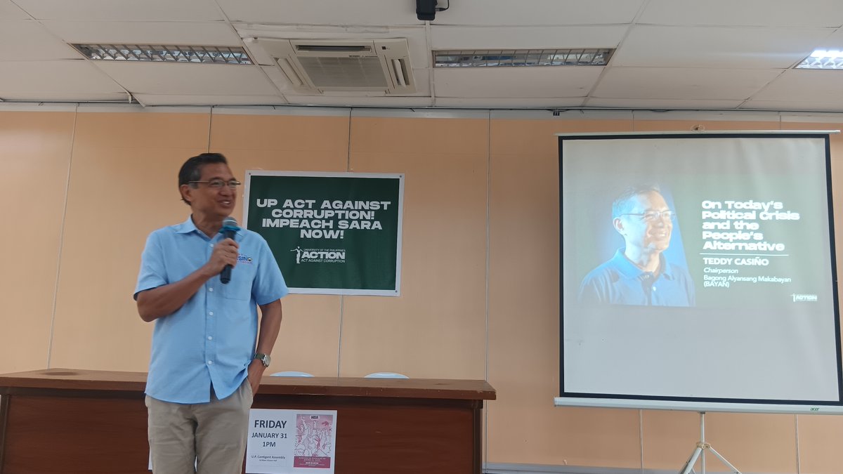 tinigngplaridel's tweet photo. TINGNAN: Matapos makatanggap ang UP ng P2.076 bilyong budget cut ngayong taon, tinalakay ang kasalukuyang estado ng korapsyon sa bansa sa College of Social Work and Community Development kaninang hapon, Enero 30.
#DefendUP
#NoToBudgetCuts https://t.co/glvXnEXCzV