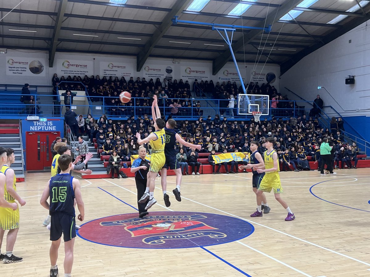 Post Primary Schools Basketball (@bippsbasketball) on Twitter photo PPSC Munster D U16 Boys Final
Comeragh College Carrick on Suir v Colaiste Éamann Rís , Cork
<a href="/bballirl/">Basketball Ireland</a>. Neptune Stadium. PPSC Munster D U16 Boys Final
Comeragh College Carrick on Suir v Colaiste Éamann Rís , Cork
<a href="/bballirl/">Basketball Ireland</a>. Neptune Stadium.