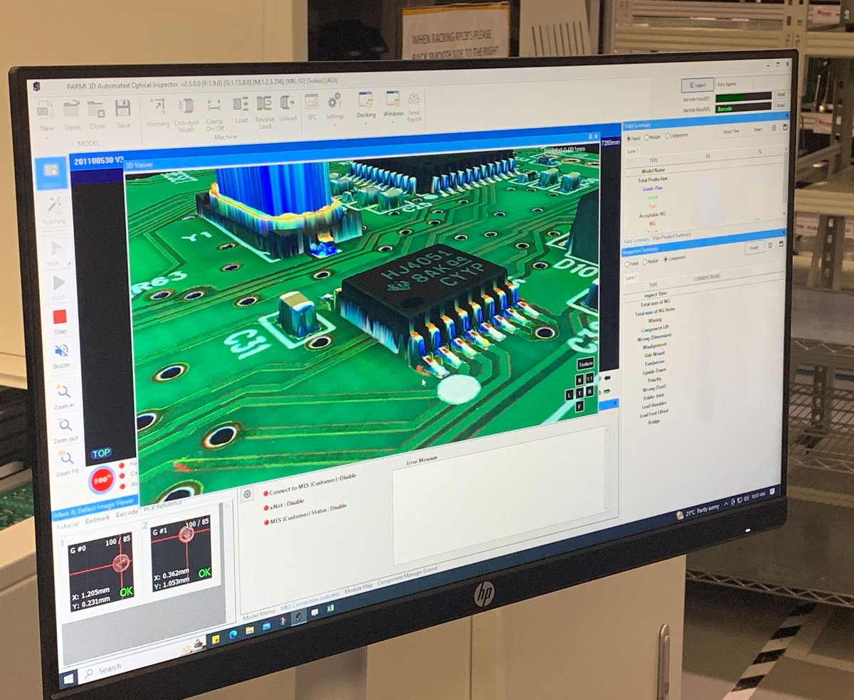 Pyronix's tweet image. Our 3D Automated Optical Inspection machine creates a detailed 3D map of PCBs &we can explore to correct for faults or make improvements. Detailed product inspection means our customers are always installing a premium product for an excellent security installation.
#manufacturing