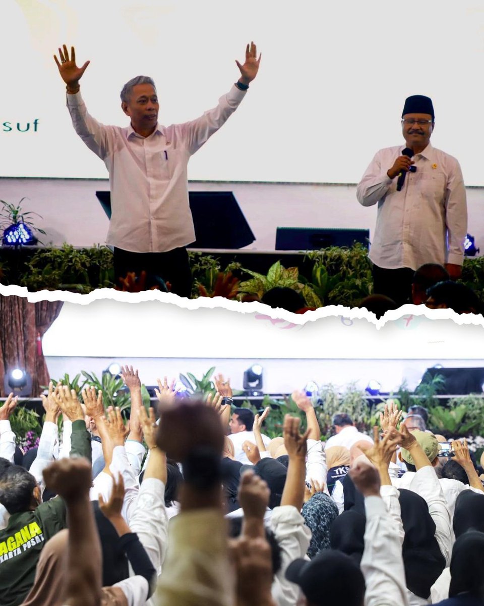 dayasosbisa's tweet photo. Kementerian Sosial (Kemensos) menggelar dialog bersama pilar-pilar sosial seluruh DKJ Jakarta. Menteri Sosial Saifullah Yusuf atau Gus Ipul mengungkapkan bahwa ada 12 kategori warga yang perlu perhatian atau yang dikenal dengan dengan 12 PAS (Pemerlu Atensi Sosial). 

Adapun 12 PAS yang dimaksud yaitu: Warga berpendapatan rendah, Anak-anak rentan, Penyandang disabilitas, Lansia terlantar, Korban bencana, Mereka yang membutuhkan afirmasi khusus, Warga binaan, Korban kekerasan, Korban Napza dan HIV/AIDS, Mereka yang bermasalah sosial, Perempuan rentan dan Fakir miskin. 

"Kelompok-kelompok ini adalah prioritas kita. Tugas kita untuk memastikan mereka mendapatkan perlindungan dan pemberdayaan yang layak,” ujar Menteri Sosial. 

Mensos menekankan bahwa Indonesia membutuhkan Data Tunggal Sosial Ekonomi Nasional, yang mencakup data tentang kemiskinan ekstrem, miskin, dan rentan. Data ini penting untuk memastikan agar bantuan sosial (bansos) bisa tepat sasaran.

Selain itu, Mensos berpesan kepada para pilar pialr sosial bahwa cara kerja yang efektif harus didasarkan pada proses bisnis yang terukur dan memiliki target yang jelas, agar hasilnya dapat terlihat dengan nyata dan memberikan dampak positif bagi masyarakat yang membutuhkan.

"Pertama Mari kita disiplin dalam bekerja, dan taat kepada seluruh ketentuan yang ada, memenuhi tanggungjawabnya, bekerja berdasarkan data, kedua ikuti proses bisnis prosedur, upayakan mengikuti perkembangan informasi dari kementerian sosial, ketiga kerja sebagai satu kesatuan yang tidak terpisahkan" Ucap mensos

Hadir dalam kegiatan Wakil Menteri Sosial Agus Jabo Priyono mendampingi Mensos, anggota Komisi VIII DPR RI Fraksi Partai Gerindra M. Husni dan anggota Komisi VIII Fraksi PAN Sigit Purnomo (Pasha Ungu), anggota DPD RI Alfiansyah atau yang biasa dikenal Komeng, anggota DPD RI  Pdt. Penrad Siagian dan Adib Fuad.

#KemensosRI #KemensosSelaluAda