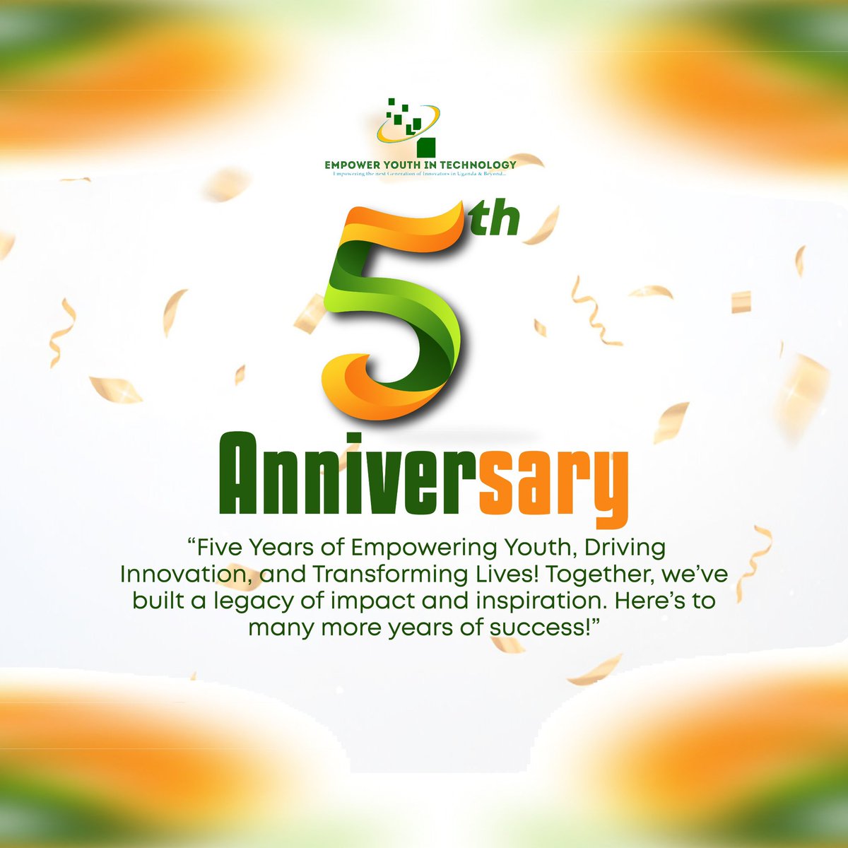 RonardTushabe's tweet image. 🎉 Celebrating 5 Years of Impact! 🚀

Today, we mark 5 incredible years of Empowering Youth in Technology!
#EYIT #5YearsOfImpact #EmpoweringYouth #Innovation #Technology #FutureLeaders