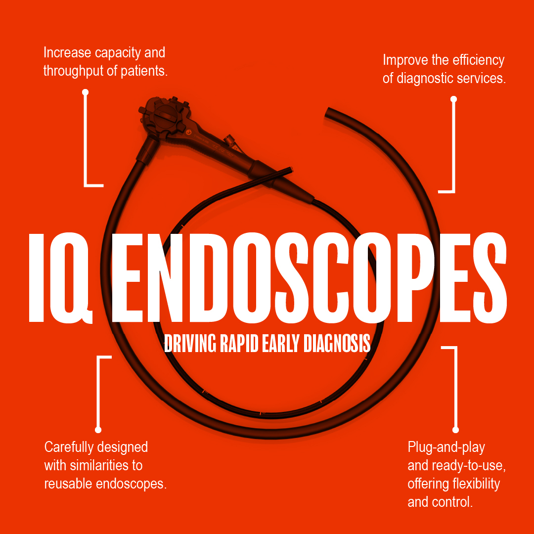 As the backlog continues to rise, healthcare teams need choice. They need access. They need innovation. They need agility.

To learn more about our pioneering single-use endoscope, visit: bit.ly/487XyiL