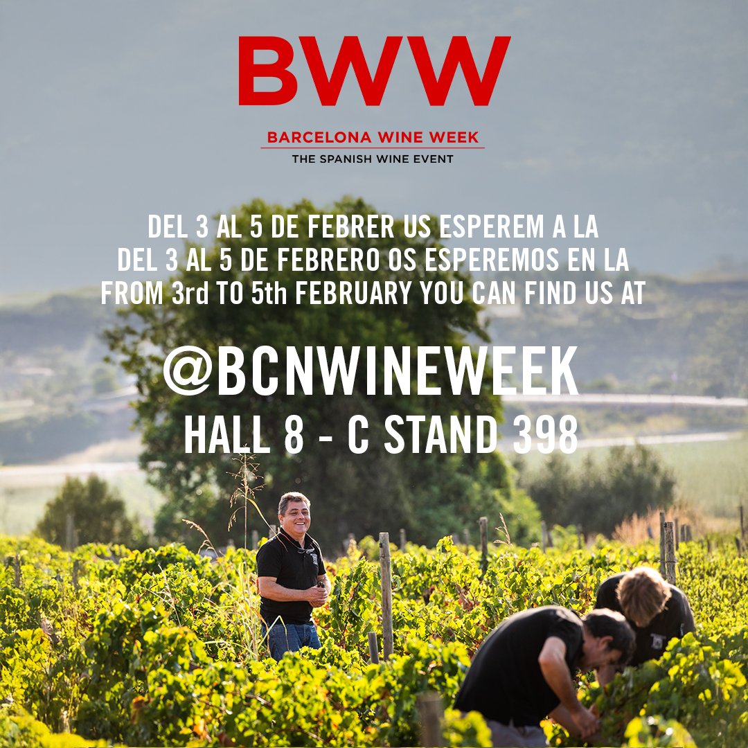 Avgvstvs Forvm (@avgvstvsforvm) on Twitter photo Us esperem del 3 al 5 de febrer a la Barcelona Wine Week!
Portarem moltes novetats!
👉 Estarem al Hall 8-C, stand 398
<a href="/bcnwineweek/">Barcelona Wine Week</a> Us esperem del 3 al 5 de febrer a la Barcelona Wine Week!
Portarem moltes novetats!
👉 Estarem al Hall 8-C, stand 398
<a href="/bcnwineweek/">Barcelona Wine Week</a>