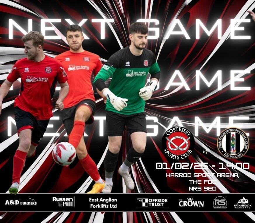 CostesseySport1's tweet photo. Another home game this weekend. @Swaffham_TownFC reserves are the visitors as we look to carry on the momentum from last weeks win. 

Shoutout to @rv_photo_uk for the photos. 

#UpTheCos 🔴⚫️ https://t.co/RcsIznHWu9