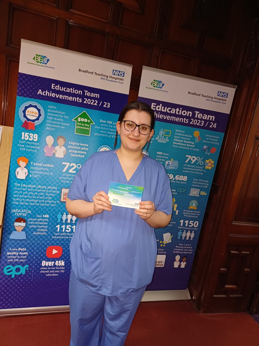 Practice Educators (@bthftpracticeed) on Twitter photo Staff Bank HCA Kristina received a Thank you from Student Nurse Associate Tatyana, for taking time to help orientate her to Ward 4 and provide useful tips to manage workflow ⭐️
<a href="/AMUBradford4/">Amu4 BTHFT</a>
<a href="/BTHFTBEaT/">BTHFT BEAT</a> Staff Bank HCA Kristina received a Thank you from Student Nurse Associate Tatyana, for taking time to help orientate her to Ward 4 and provide useful tips to manage workflow ⭐️
<a href="/AMUBradford4/">Amu4 BTHFT</a>
<a href="/BTHFTBEaT/">BTHFT BEAT</a>