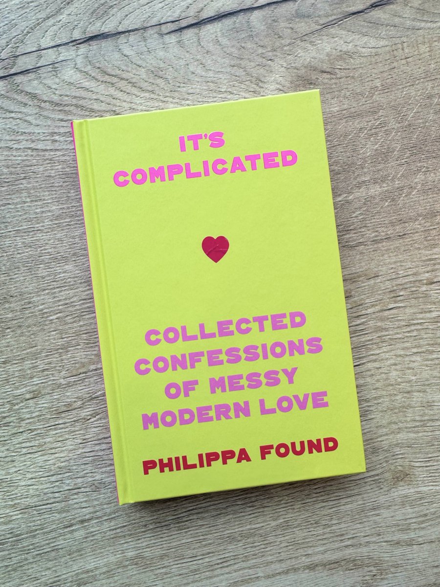 Pavilion Books (@pavilionbooks) on Twitter photo ✨🎉PUBLICATION DAY🎉✨
Wishing a very happy publication day to It's Complicated: Collected Confessions of Messy Modern Love by <a href="/PhilippaFound/">Philippa Found</a>!
Featuring 250 real-life anonymous submissions, discover a mosaic of human connections in all their shades!💛💗 ✨🎉PUBLICATION DAY🎉✨
Wishing a very happy publication day to It's Complicated: Collected Confessions of Messy Modern Love by <a href="/PhilippaFound/">Philippa Found</a>!
Featuring 250 real-life anonymous submissions, discover a mosaic of human connections in all their shades!💛💗