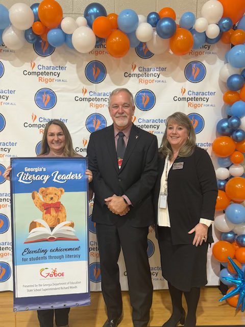LulaElementary's tweet photo. Lula is proud to have been recognized by State Superintendent Richard Woods and the Georgia Department of Education as a Literacy Leader. This comes from our 23-24 EOG data in 3rd &amp; 4th grade in Literacy. Way to go Bulldogs!! https://t.co/pznWJ1OCRj