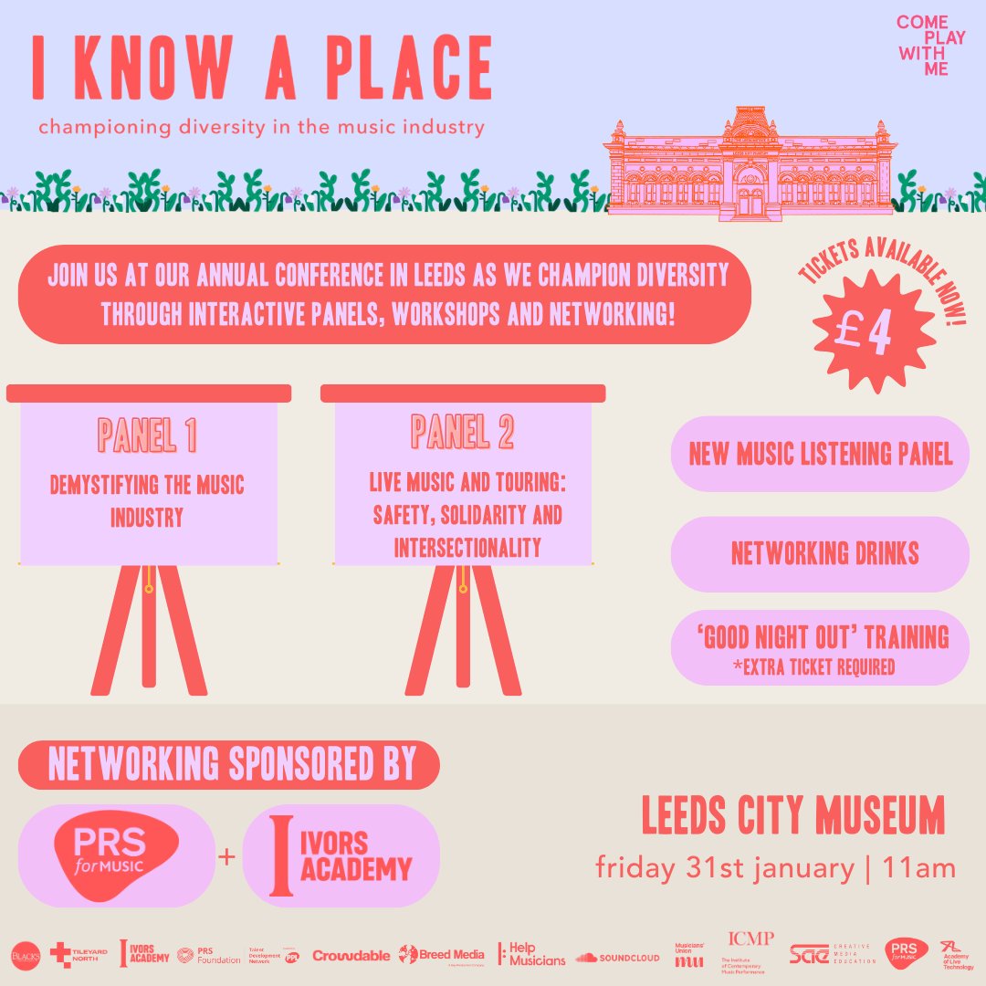 Come Play With Me (@cpwmco) on Twitter photo Planning on getting yourself down to our 'I Know A Place' Conference tomorrow? ✨ 
Here's a full rundown of everything that's going on!
Tickets / More Info: cpwm.co/ikap Planning on getting yourself down to our 'I Know A Place' Conference tomorrow? ✨ 
Here's a full rundown of everything that's going on!
Tickets / More Info: cpwm.co/ikap