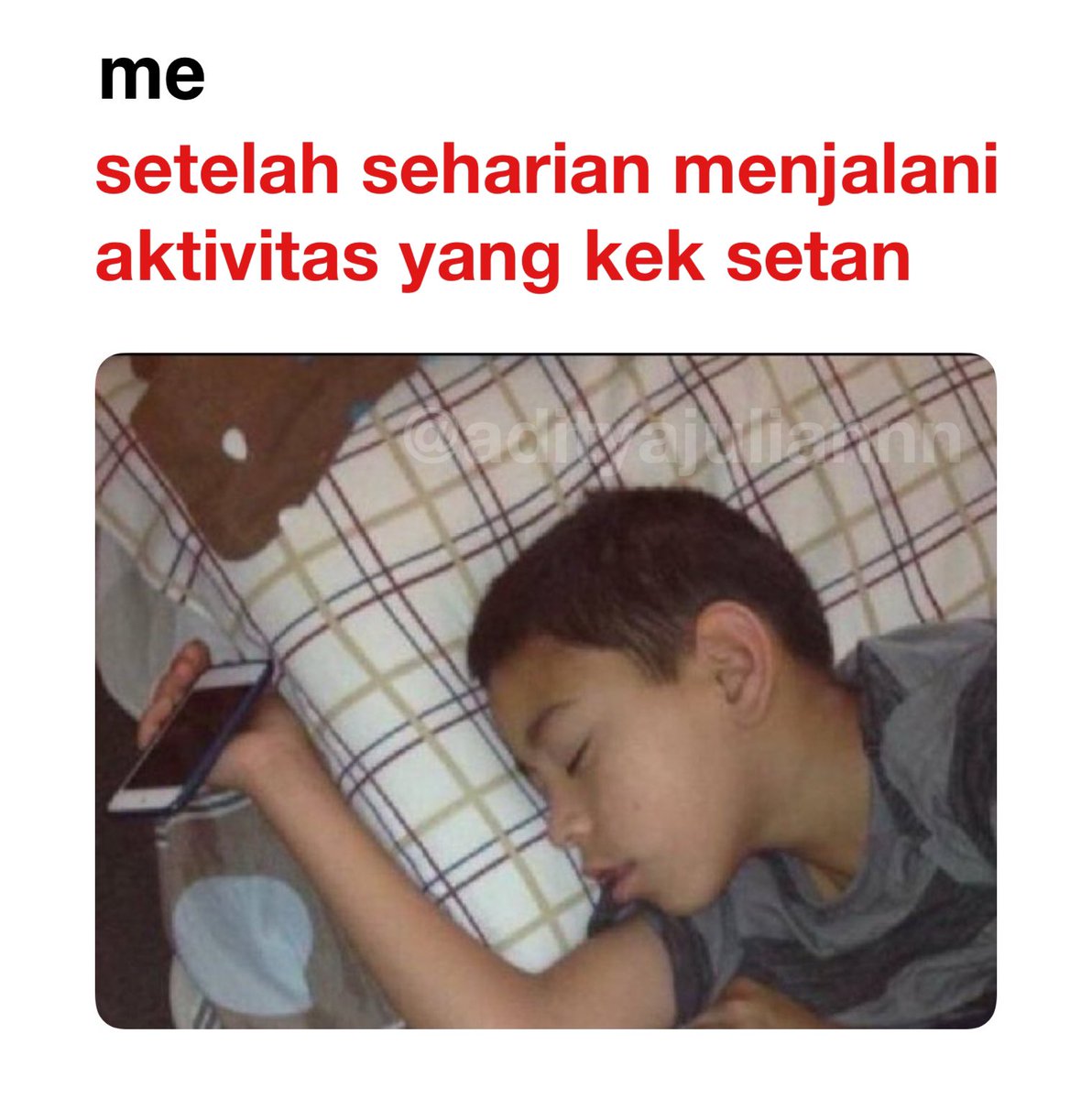 adityajuliannn's tweet image. capek