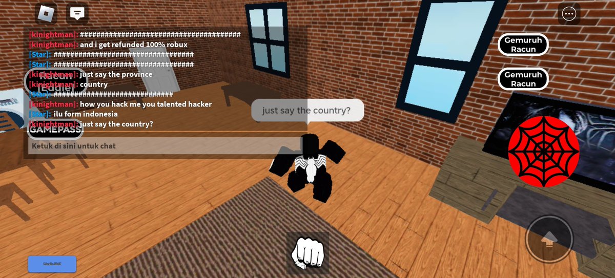 QanBrawlStars's tweet photo. @Roblox @roblox
My account get hacked yesterday to be exact at morning-afternoon
My name in roblox is racer4466 he change to STAR also he change the avatar,he use all of my robux to his account 5000 + etc 
I've been chatting with this guy and here the proof https://t.co/0Y0suqPRPN